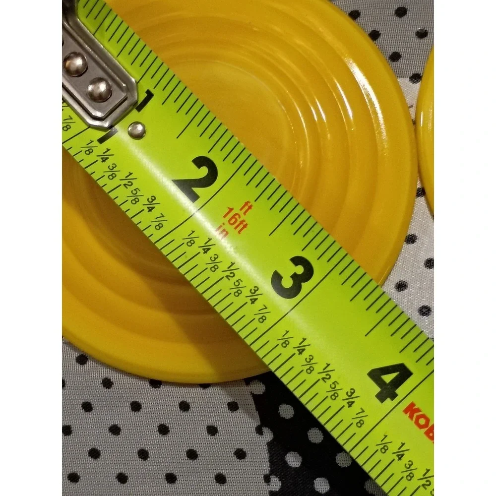 Akro Agate small interior Panel Yellow‎ Plate set of 3 Glows candmim under uv
